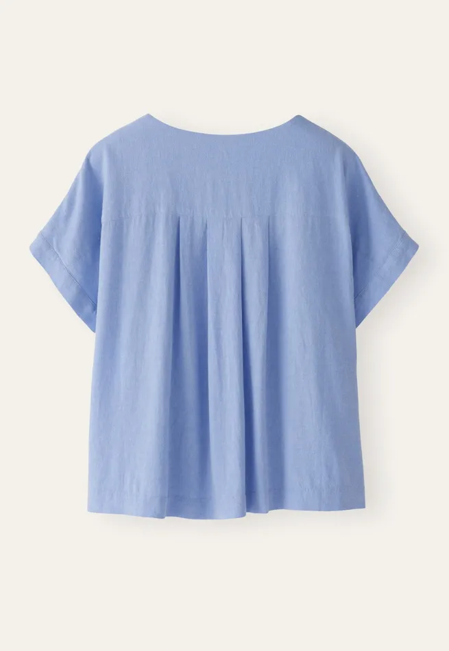 Poetry Fashion Shirts and Tunics Women Pleatfront Top Lilac Blue
