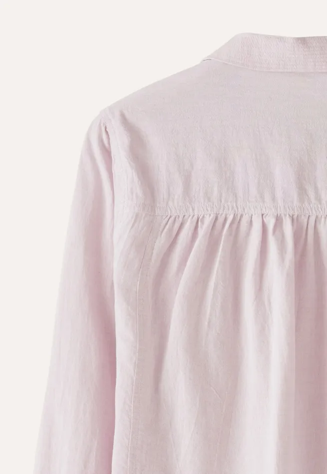 Poetry Fashion Shirts and Tunics Women Roundcollar Shirt Pale Lavender