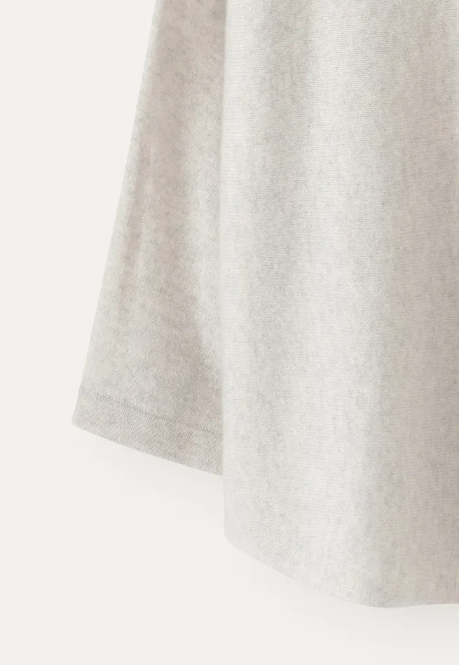 Poetry Fashion Sweaters Women Boatneck Sweater Grey Pearl
