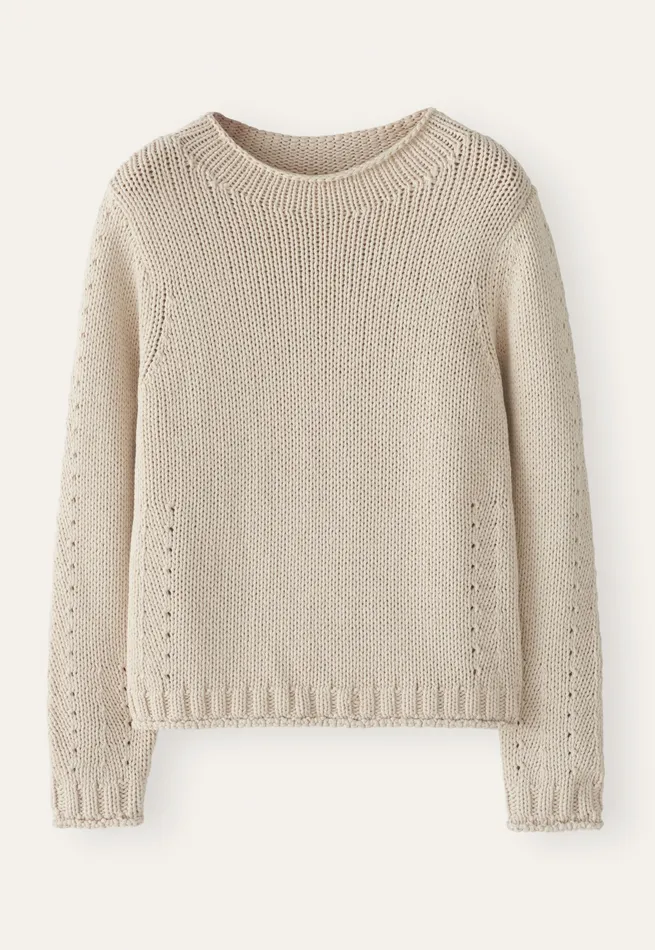 Poetry Fashion Sweaters Women Highneck Sweater Natural