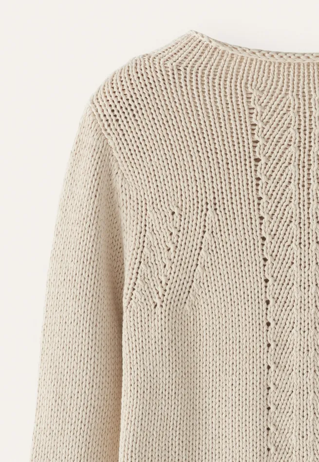 Poetry Fashion Sweaters Women Highneck Sweater Natural