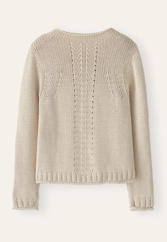 Poetry Fashion Sweaters Women Highneck Sweater Natural