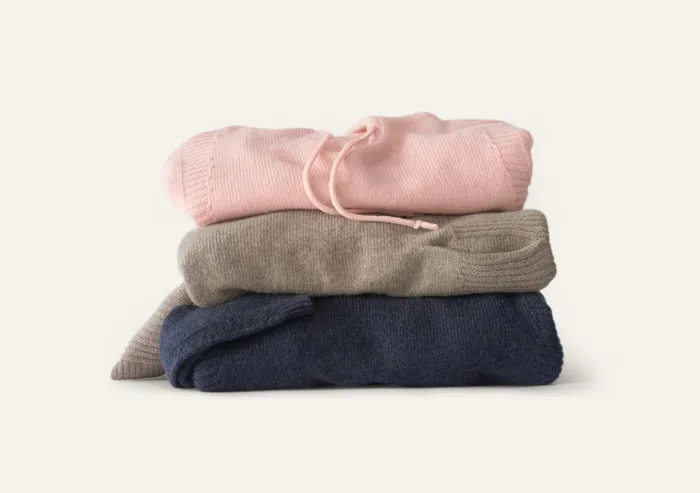 Poetry Fashion Sweaters Women Knitted Hoodie Soft Taupe