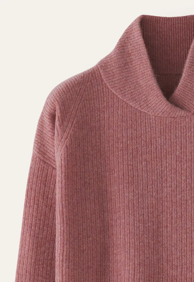 Poetry Fashion Sweaters Women Ribstitch Sweater Soft Berry