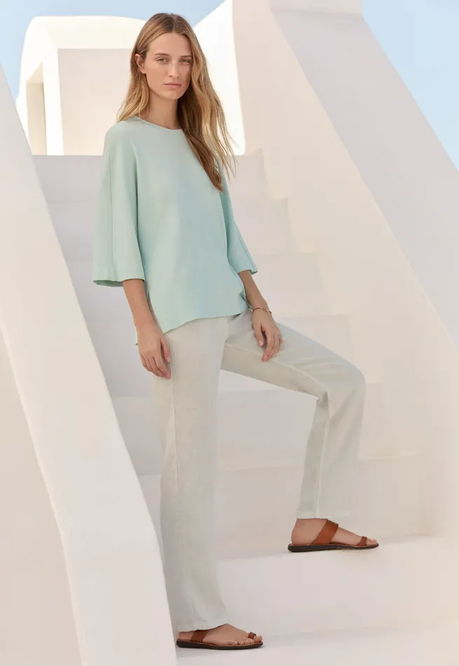 Poetry Fashion TShirt and Tops Women Dolmansleeve Top Soft Mint