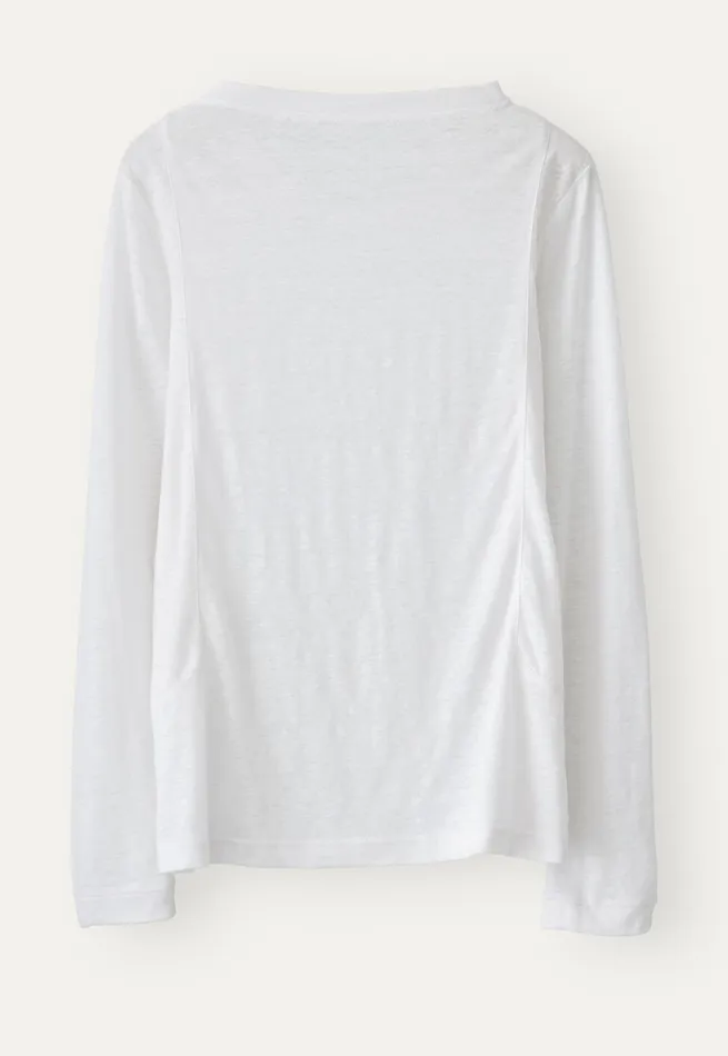 Poetry Fashion TShirt and Tops Women Longsleeve Top White