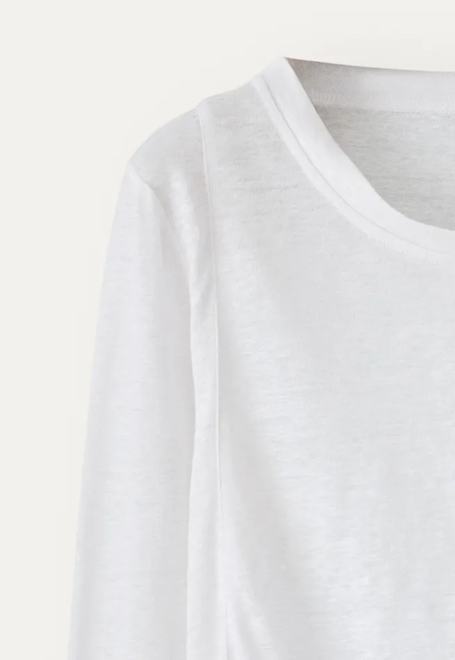 Poetry Fashion TShirt and Tops Women Longsleeve Top White