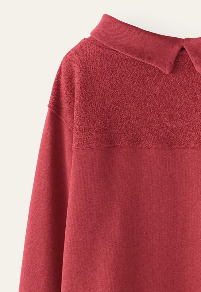 Poetry Fashion TShirt and Tops Women Rolledneck Jersey Top Pink Red