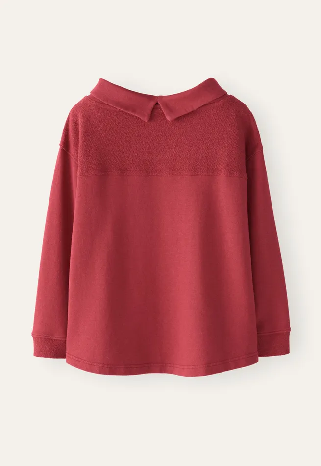 Poetry Fashion TShirt and Tops Women Rolledneck Jersey Top Pink Red