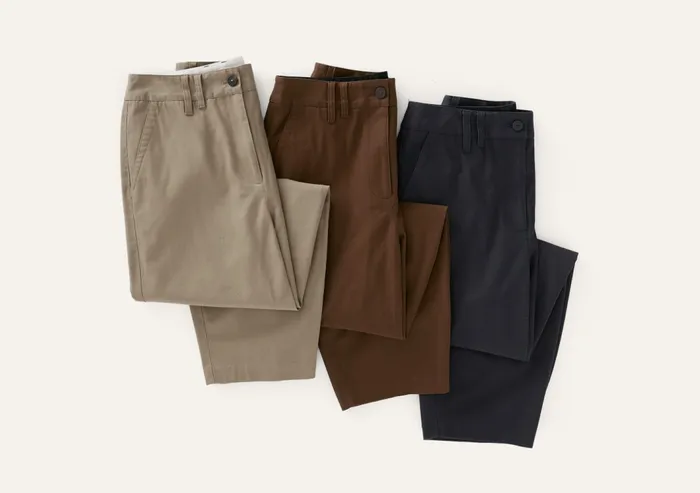 Poetry Fashion Trousers and Shorts Women Anklelength Trousers Tobacco
