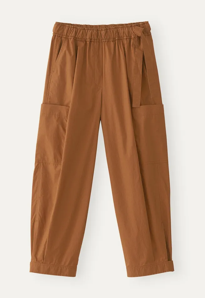 Poetry Fashion Trousers and Shorts Women Cropped Pullon Trousers Toffee