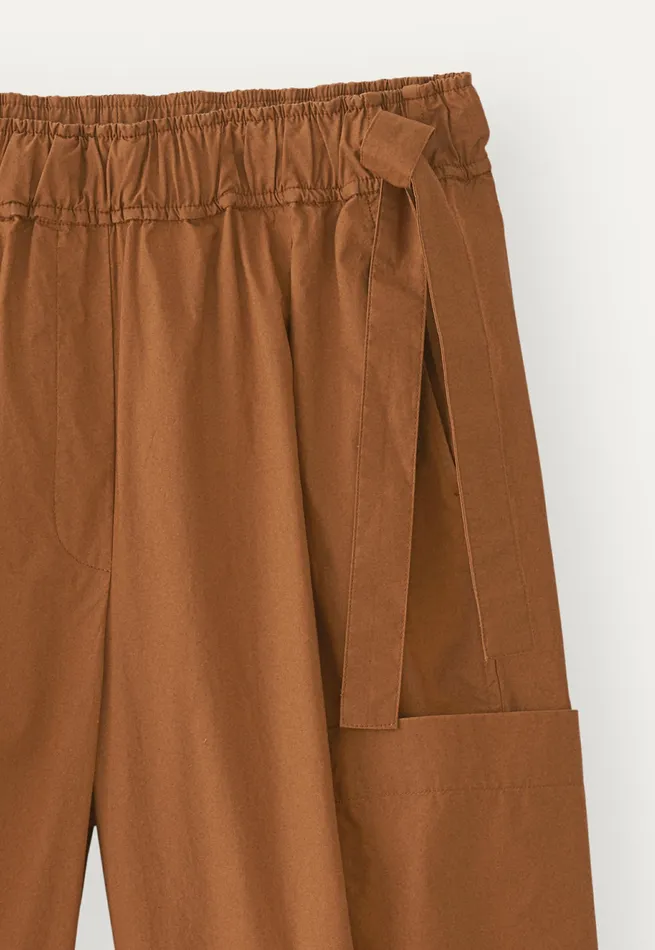 Poetry Fashion Trousers and Shorts Women Cropped Pullon Trousers Toffee