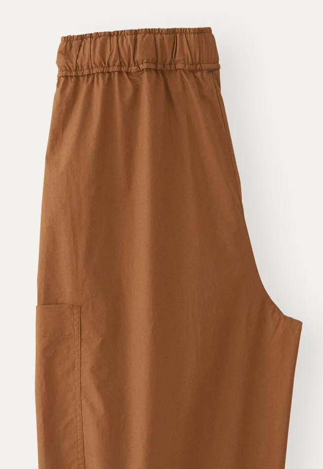 Poetry Fashion Trousers and Shorts Women Cropped Pullon Trousers Toffee