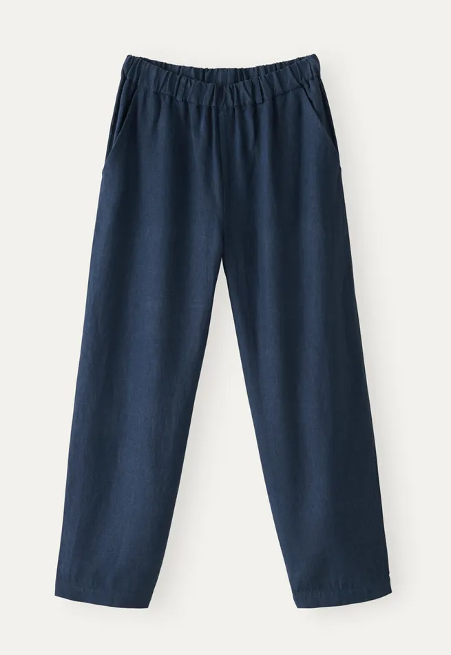 Poetry Fashion Trousers and Shorts Women Cropped Trousers Midnight Blue
