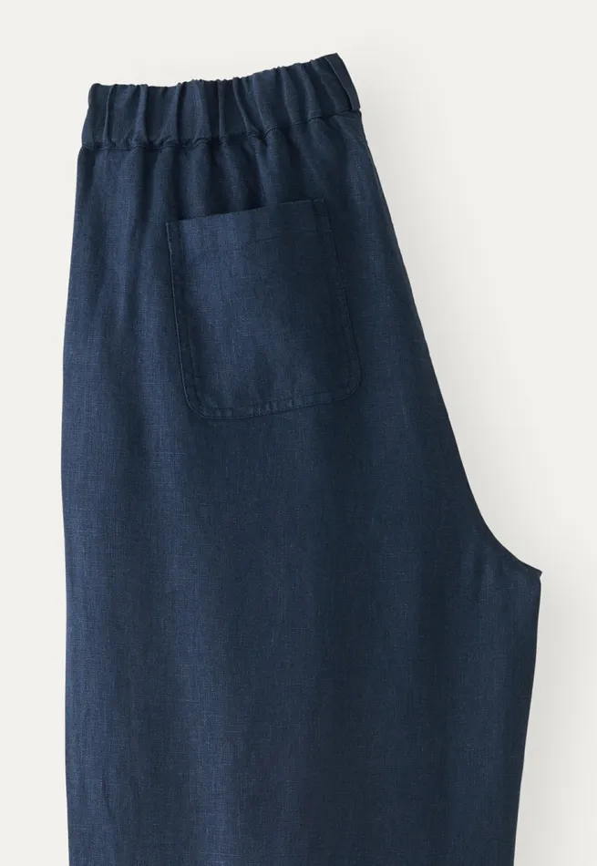 Poetry Fashion Trousers and Shorts Women Cropped Trousers Midnight Blue