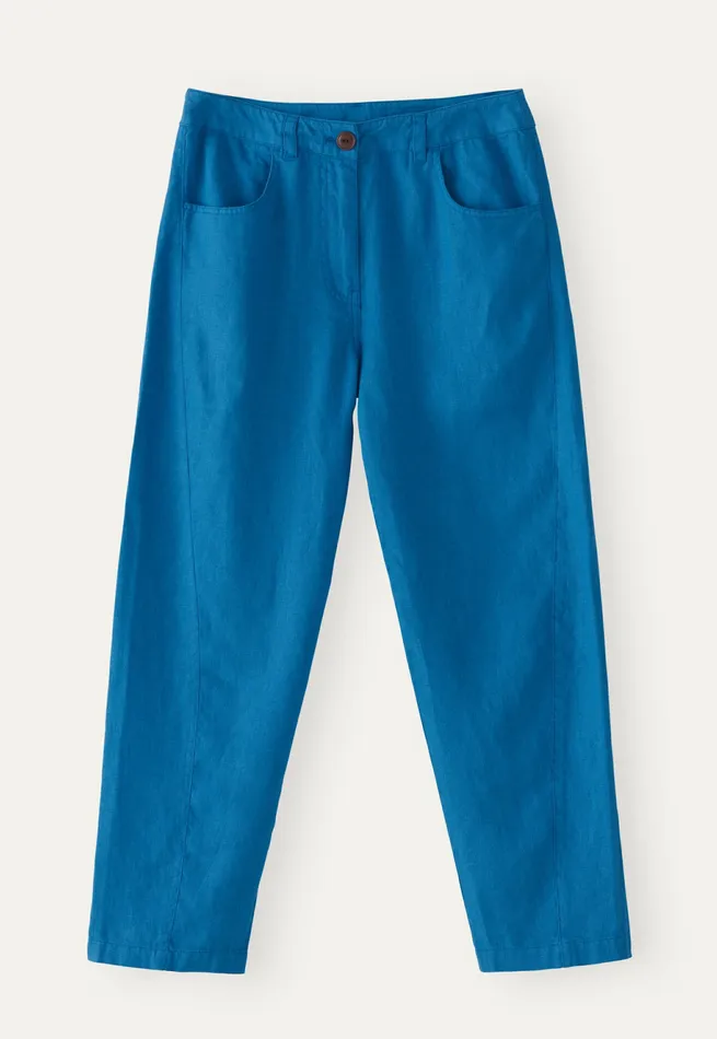 Poetry Fashion Trousers and Shorts Women Curvedleg Trousers Cobalt