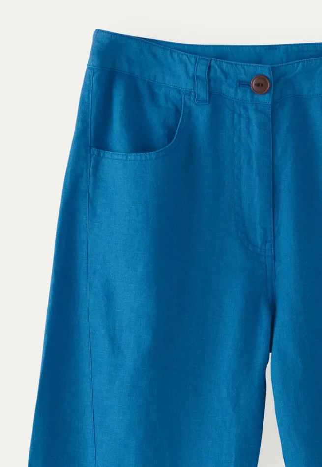 Poetry Fashion Trousers and Shorts Women Curvedleg Trousers Cobalt