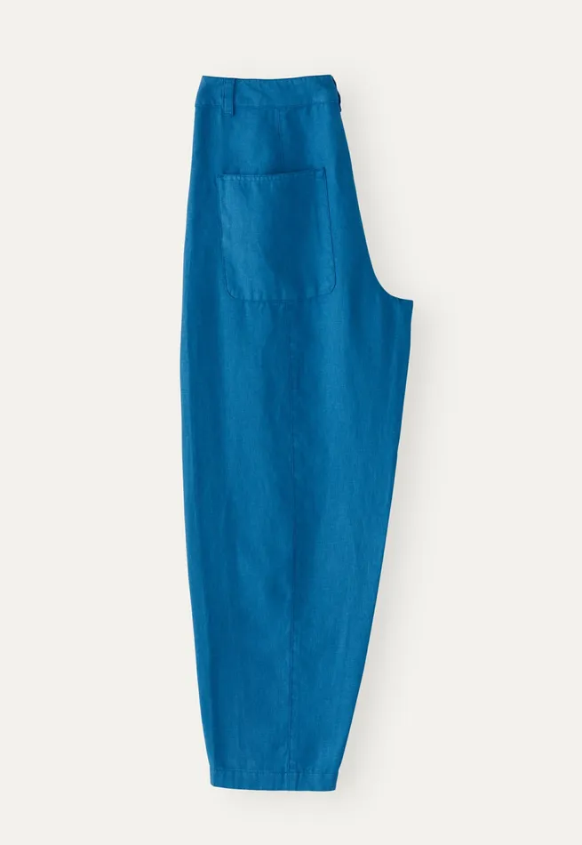 Poetry Fashion Trousers and Shorts Women Curvedleg Trousers Cobalt