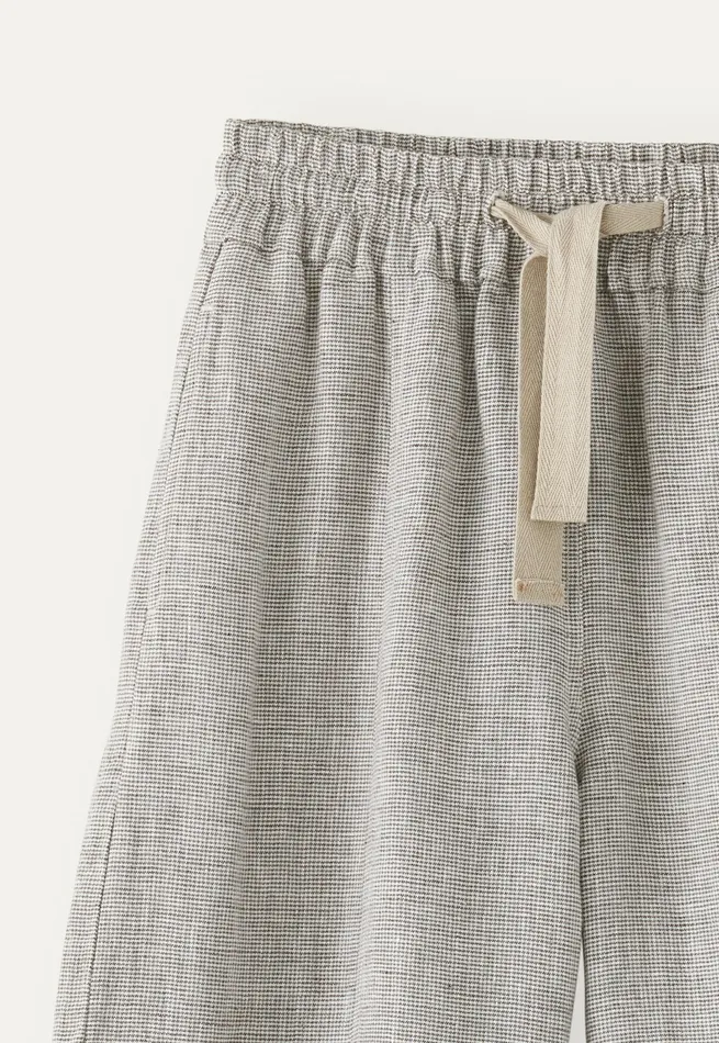 Poetry Fashion Trousers and Shorts Women Drawstring Trousers Mink Brown