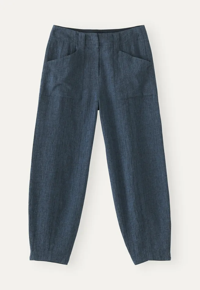 Poetry Fashion Trousers and Shorts Women Frontseam Trousers Dark Indigo