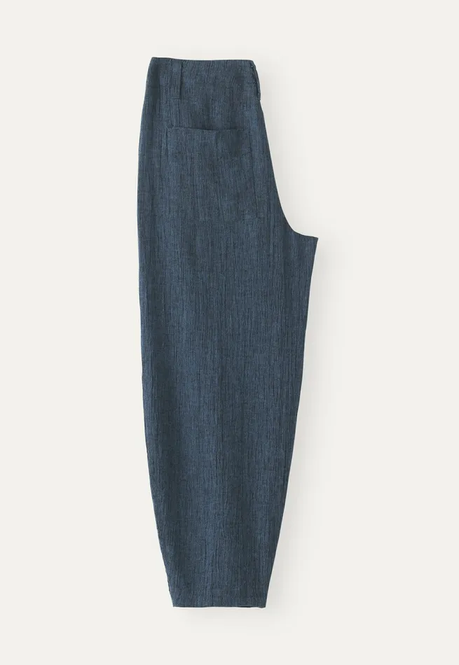 Poetry Fashion Trousers and Shorts Women Frontseam Trousers Dark Indigo