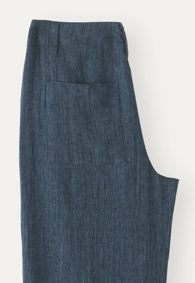 Poetry Fashion Trousers and Shorts Women Frontseam Trousers Dark Indigo