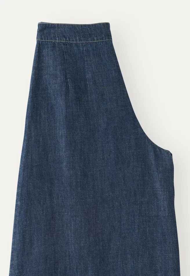 Poetry Fashion Trousers and Shorts Women Indigodyed Culottes Dark Denim