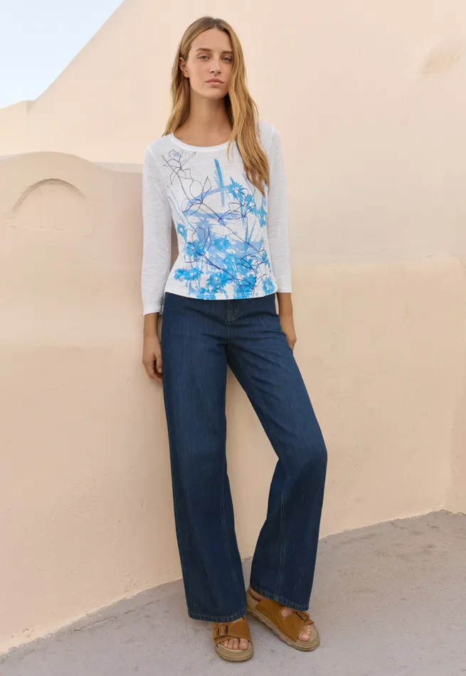 Poetry Fashion Trousers and Shorts Women Indigo Straightleg Jeans