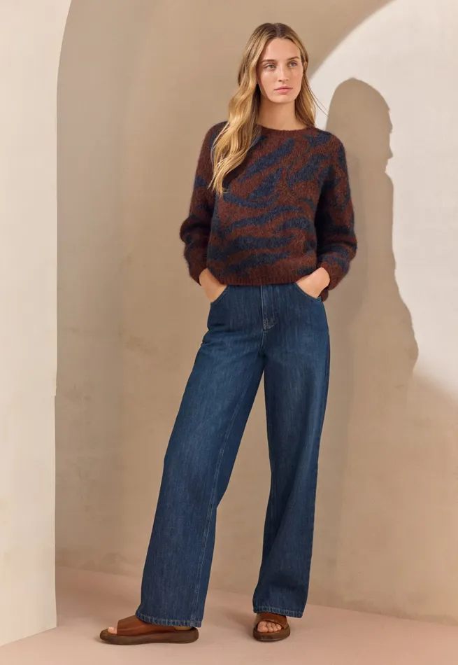 Poetry Fashion Trousers and Shorts Women Indigo Straightleg Jeans