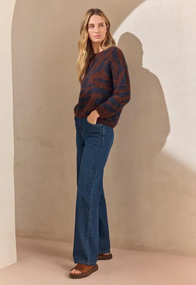 Poetry Fashion Trousers and Shorts Women Indigo Straightleg Jeans