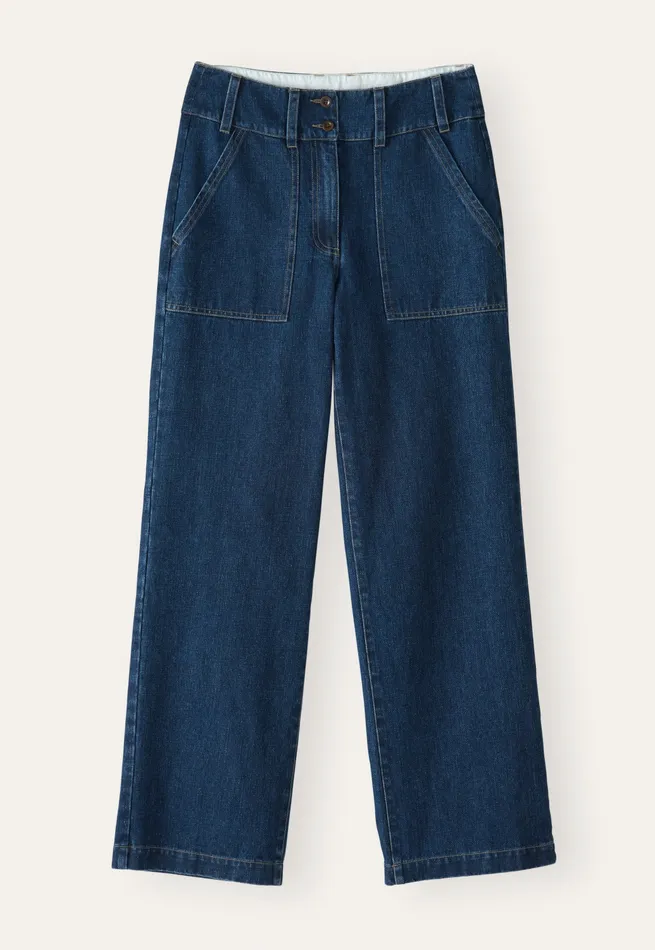 Poetry Fashion Trousers and Shorts Women Indigo Trousers