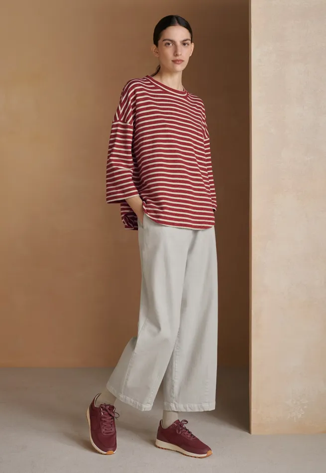 Poetry Fashion Trousers and Shorts Women Pleatfront Cropped Trousers Pearl
