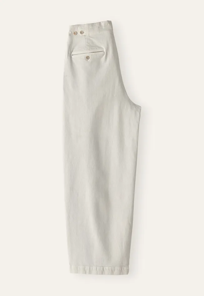 Poetry Fashion Trousers and Shorts Women Pleatfront Cropped Trousers Pearl