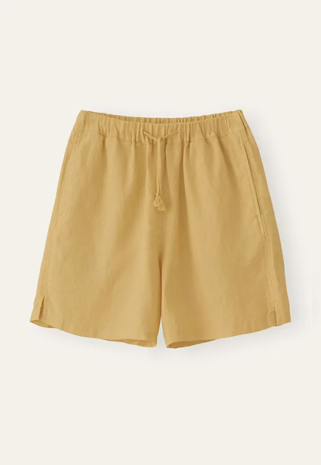 Poetry Fashion Trousers and Shorts Women Pullon Shorts Soft Gold