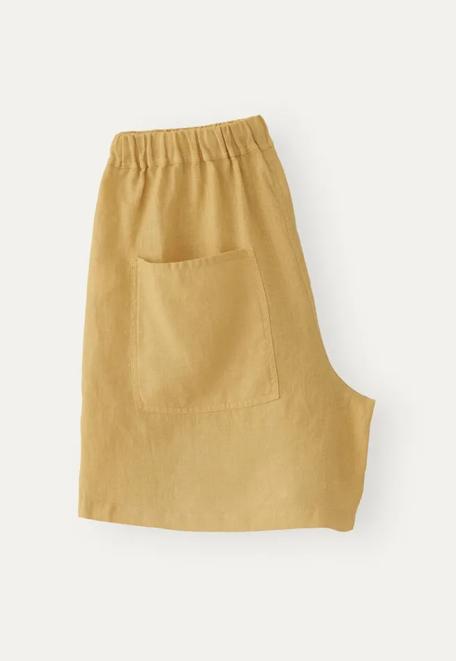 Poetry Fashion Trousers and Shorts Women Pullon Shorts Soft Gold