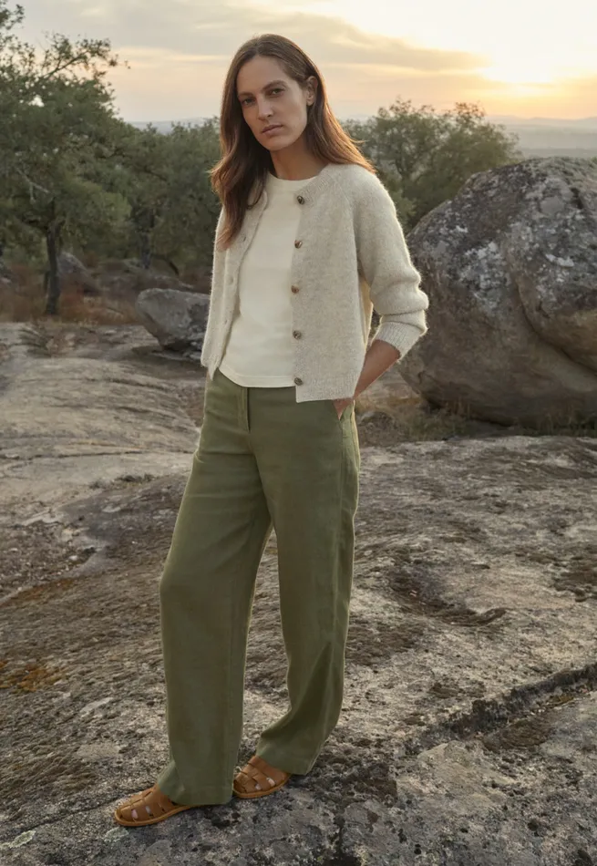 Poetry Fashion Trousers and Shorts Women Relaxed Straightleg Trousers