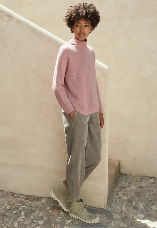 Poetry Fashion Trousers and Shorts Women Tapered Trousers Sage Grey