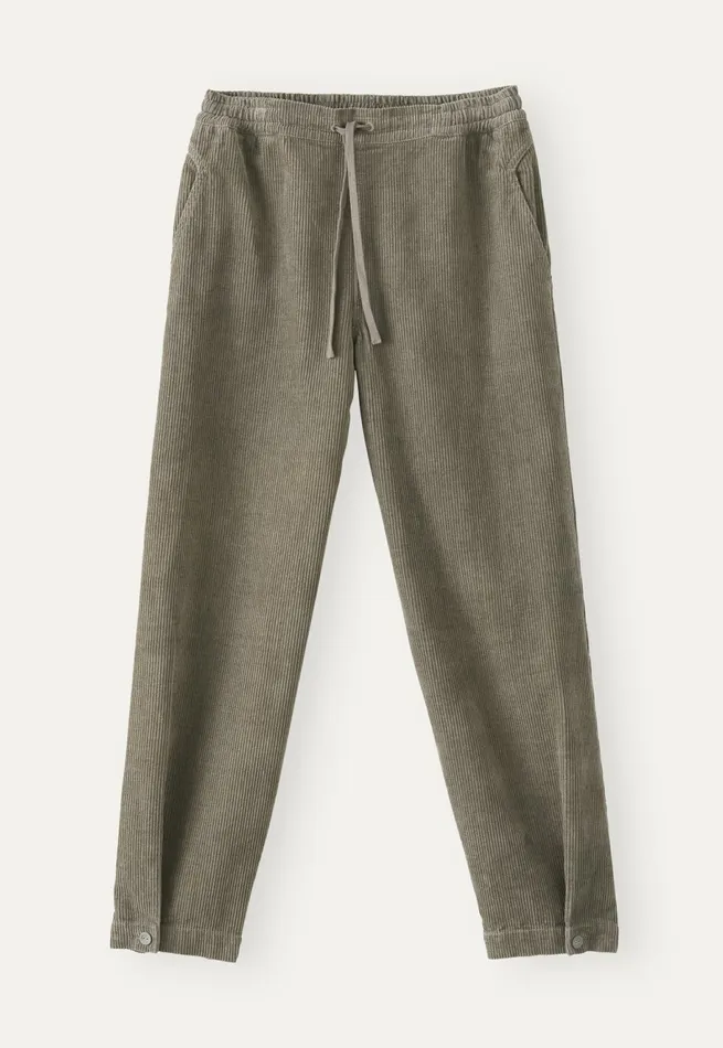 Poetry Fashion Trousers and Shorts Women Tapered Trousers Sage Grey