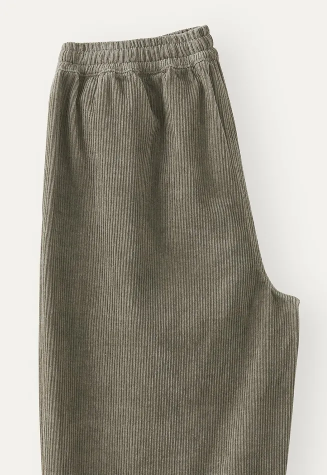 Poetry Fashion Trousers and Shorts Women Tapered Trousers Sage Grey