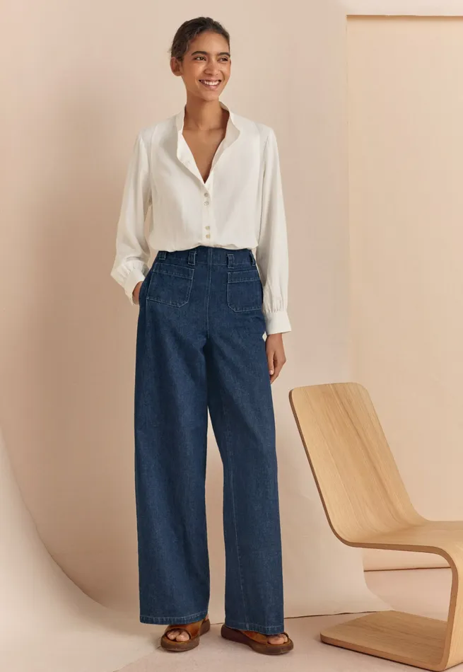 Poetry Fashion Trousers and Shorts Women Wideleg Trousers