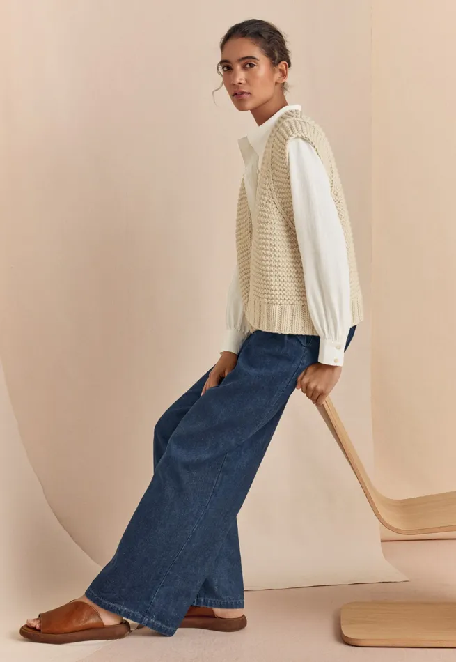 Poetry Fashion Trousers and Shorts Women Wideleg Trousers