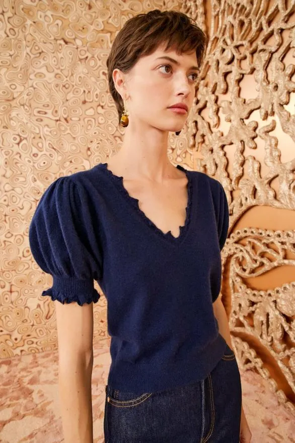 Polline Top Midnight Women Ulla Johnson Tops Polline Top Midnight Women Ulla Johnson Tops