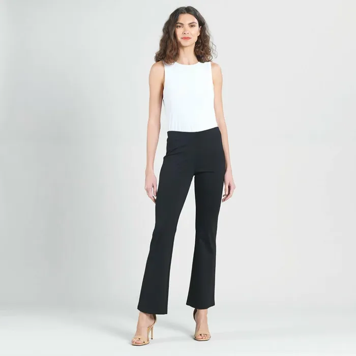 Ponte Knit 8211 Boot Cut Pant 8211 Black Women Clara Sunwoo Pants Skirts