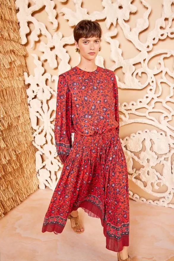 Prisha Blouse Poppy Women Ulla Johnson Tops