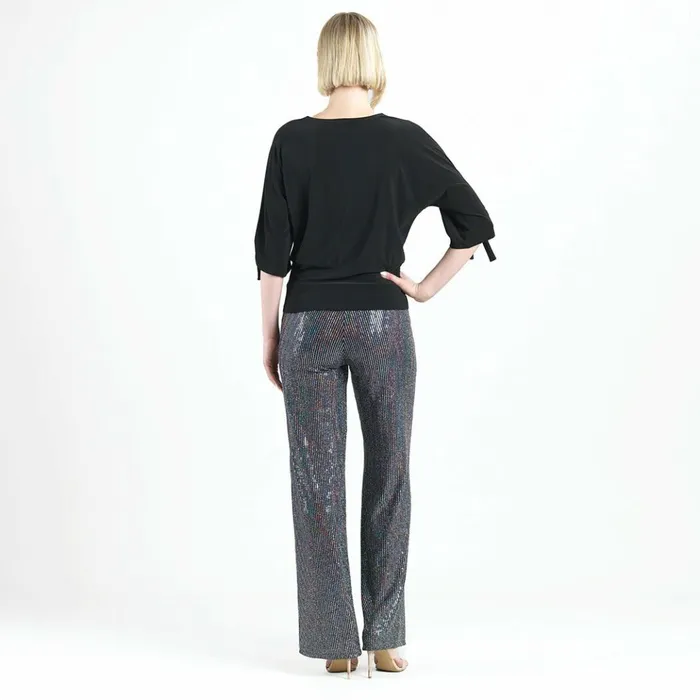 PullTie Cuff Blouson Top 8211 Black Women Clara Sunwoo Tops Tunics