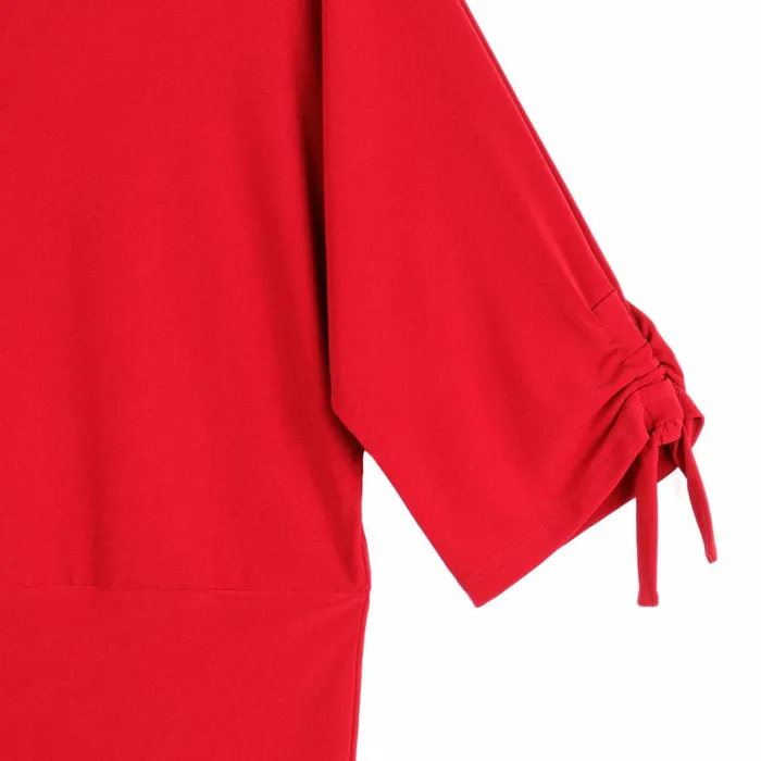 PullTie Cuff Blouson Top 8211 Red Women Clara Sunwoo Tops Tunics