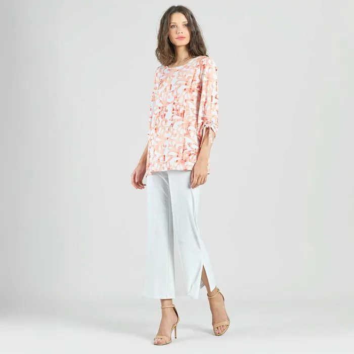 PullTie Cuff Tunic 8211 Damask Motif Women Clara Sunwoo Spring Collection