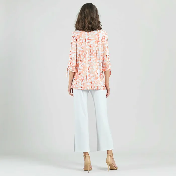PullTie Cuff Tunic 8211 Damask Motif Women Clara Sunwoo Spring Collection
