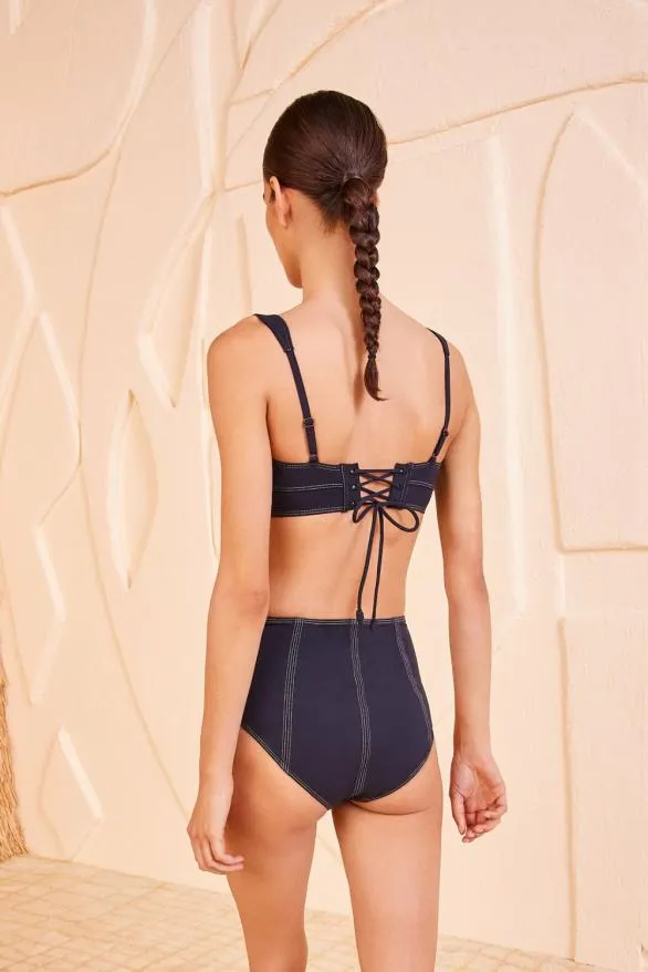 Ravello Bikini Top Noir Women Ulla Johnson Swimwear Ravello Bikini Top Noir Women Ulla Johnson Swimwear