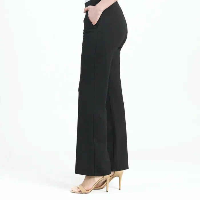RayonPonte Knit 8211 Loose Leg Pocket Pant 8211 Black Women Clara Sunwoo Pants Skirts